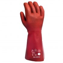 دستکش مقاوم به مواد شیمیایی پوشا مدل سمباده ای کد PHS40